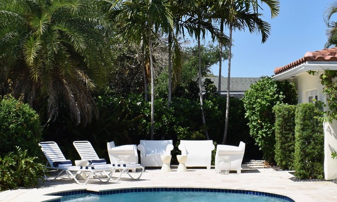 Boca Raton House | Romantic Pool Home with Ocean View Minutes from Downtown