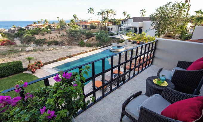Los Cabos Villa | Luxe Contemporary Villa Punta Ballena Esperanza Access Butler Spa Picklebll Pool