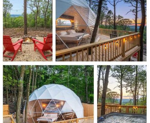 Capon Bridge House | Indulge in a Luxe Dome with Hot Tub & FirePit Experience