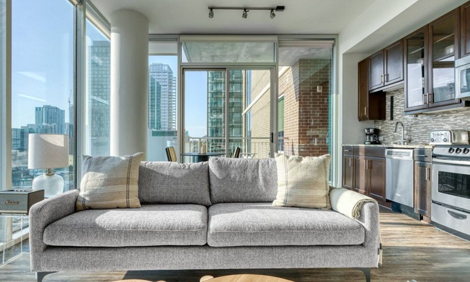 Waller Creek District Apartment | Modern Downtown 1BR with Gym & Pool, Steps from 6th St