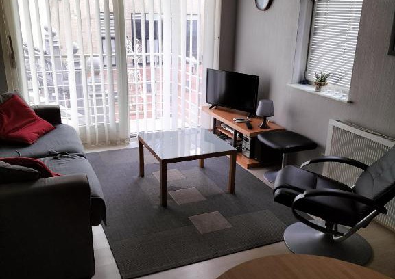 Blankenberge Apartment | Cozy Hotel Room with Ocean View Near the Boulevard