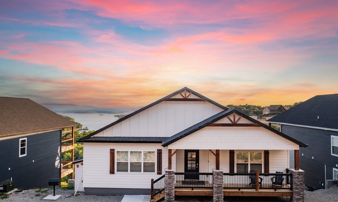 Indian Point Cabin | Idyllic Lake View Cabin with Hot Tub & Theater Experience