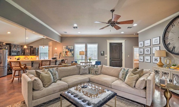 Midland House | Elegant Midland Retreat with Patio, Grill & Family Amenities