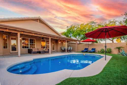 Mountain Park Ranch House | Relaxing Phoenix Retreat with Mountain Views & Heated Pool