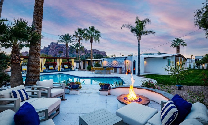 Marion Estates House | Exceptional Private Retreat with Pool & Scenic Camelback Views