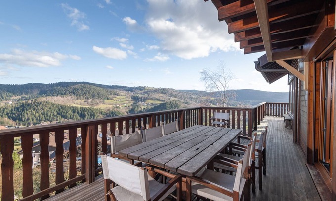 Le Tholy Ski Chalet | Scenic Chalet du Chanot with Mountain Views and Pet-Friendly