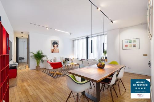 Marais Apartment | Elegant 3BR LOFT in the Heart of Marais, Child Friendly