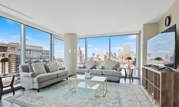 Back Bay East Apartment | Beautiful 2BR Back Bay Retreat with Breathtaking Views