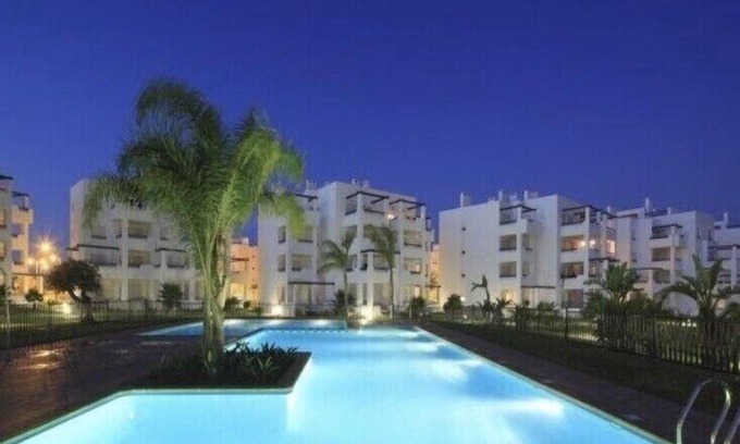 Torre-Pacheco Apartment | Elegant Penthouse with Ocean View, Pool & Free WiFi