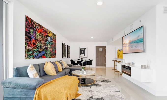 Surfside Condo | Incredible 3 Bed Condo with Rooftop Pool & Ocean View