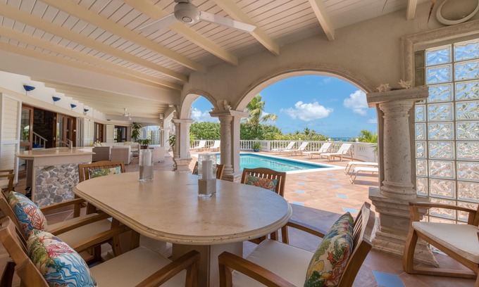Orient Bay Villa | Exceptional Villa Rental in Orient Bay with Oceanfront Pool