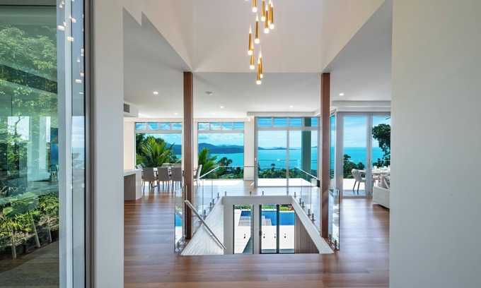 Airlie Beach House | Luxurious 5-bed home with pool, nestled in a private estate with ocean views