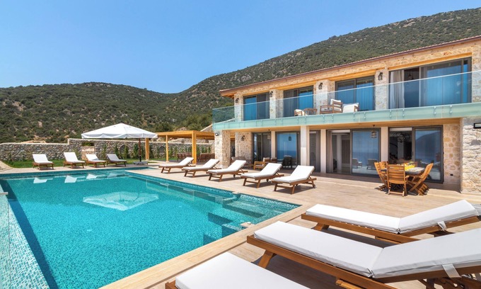 Kalkan Villa | Luxurious 6-bedroom villa with WiFi, AC in brilliant Kalkan WE1