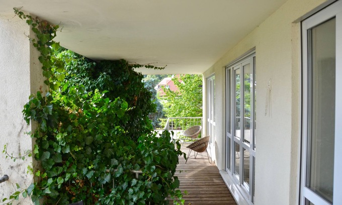 Dresdner Heide Apartment | Enchanting Balcony Apartment Surrounded by Nature