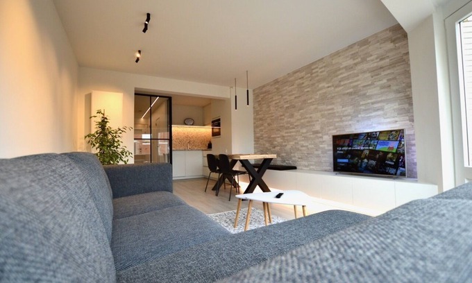 Koksijde-Bad Apartment | Stunning Oceanfront Apartment Steps from the Sea