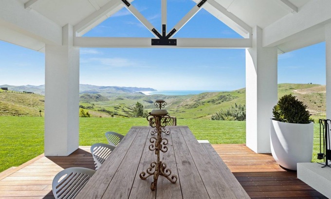 Waimarama House | Relaxing Beach Views with Pool, Hot Tub & Family-Friendly Vibes