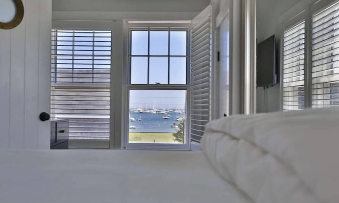 Nantucket Town Cottage | Captivating Harbor Views with Pool and Spa Amenities