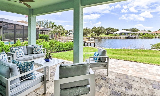 Naples House | Canal-Front Retreat with Game Room & Ocean View Amenities