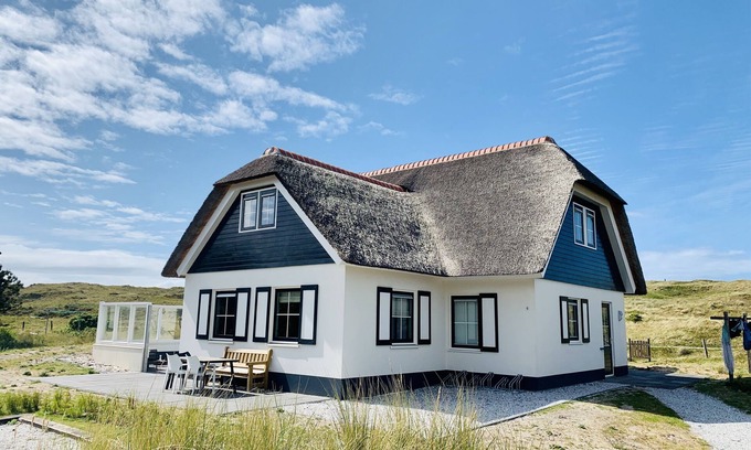 Hollum Villa | Scenic Dune Villa with Ocean Views and Lighthouse Access