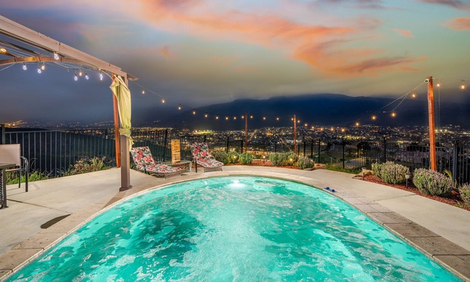 San Bernardino House | Elegant Estate with Heated Pool & Breathtaking Views