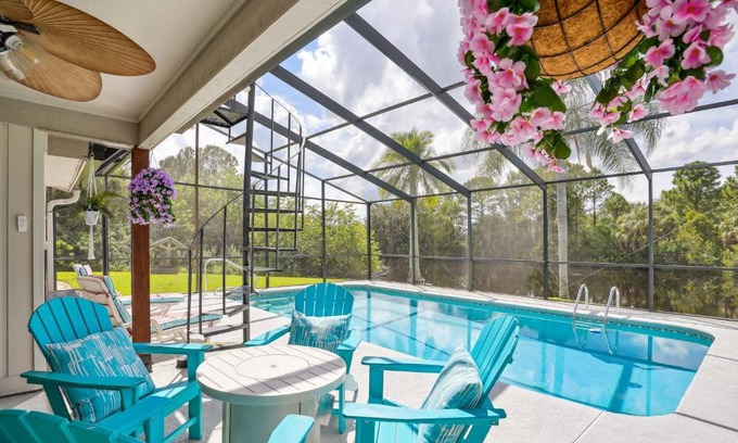 Indian Lake Estates House | Beautiful Florida Home with Pool and Canal Access
