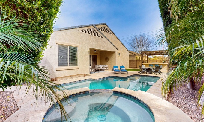 Chandler House | Top-Rated Home with Private Pool, Spa & Pet-Friendly Stay