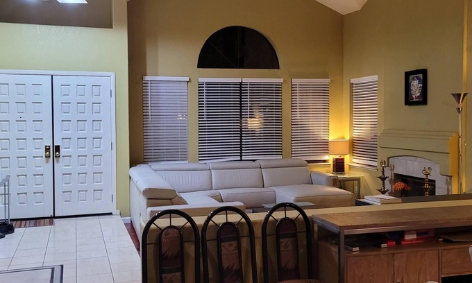 Cambrian Community House | Spacious Master Bedroom with Oceanfront Views & Spa Access