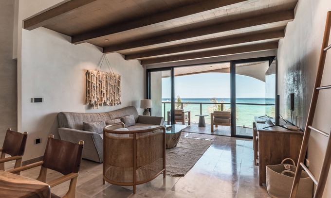 Soliman Bay Apartment | Ocean View Retreat with Private Cenote & Concierge Service