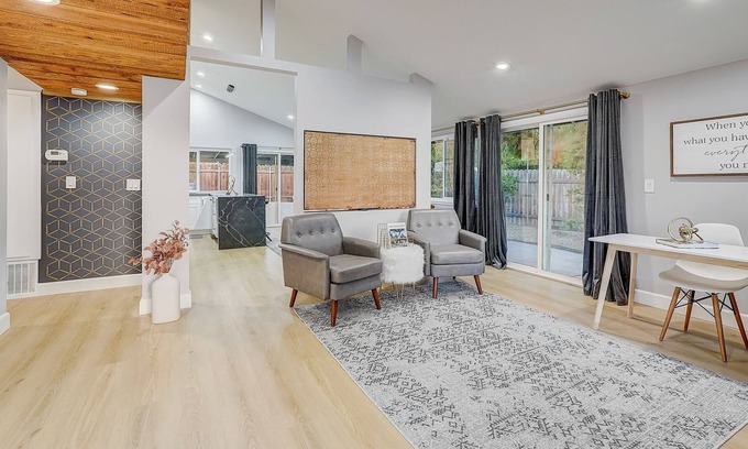 Estates at Canyon Crest House | Mid-Century Riverside Retreat with Family-Friendly Amenities