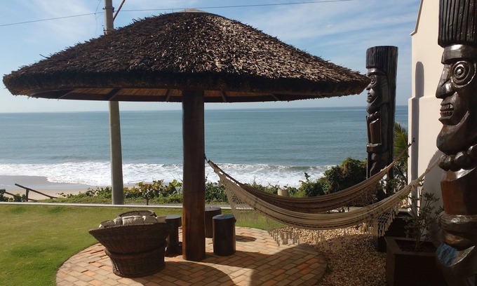 Barra Velha House | Oceanfront Haven: 4 Bedrooms, Pet Friendly & Spa Access