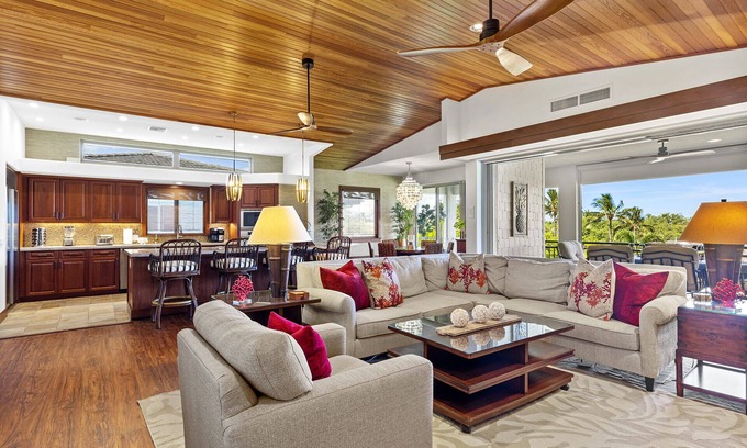 Kamuela House | Exclusive Mauna Lani Villages Townhome with VIP Beach Access
