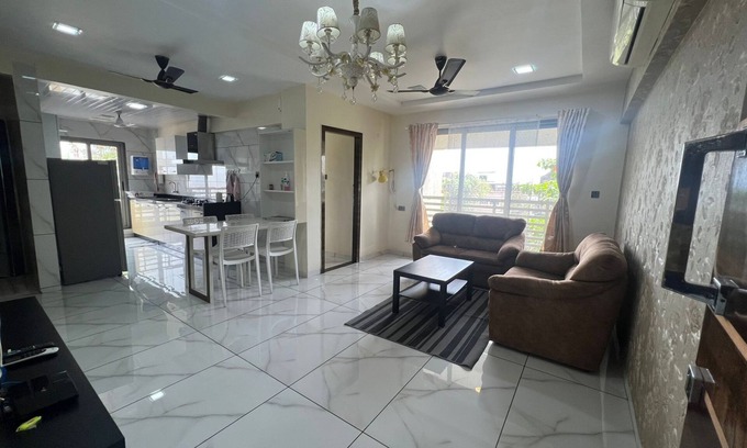 Belapur Apartment | Scenic Two Bedroom Apartment with Family-Friendly Amenities