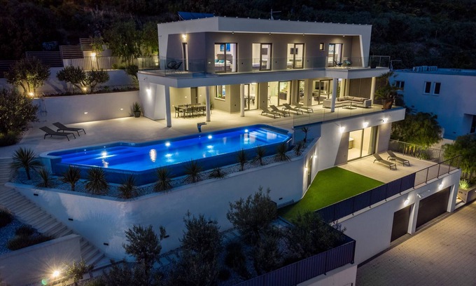 Omis Villa | Top-Rated Villa ADA: Oceanfront Retreat with Infinity Pool