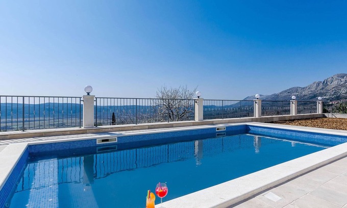 Pridvorje Villa | Elegant Villa in Gruda with Private Pool & Ocean View