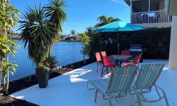 Bonita Shores Villa | Elegant Villa by Naples with Beach Access & Lakefront Views
