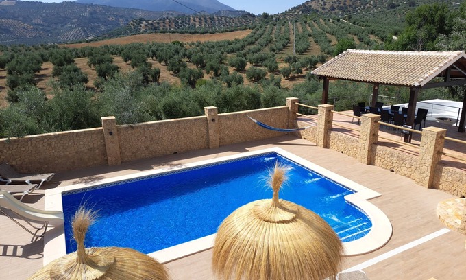 Priego de Cordoba Villa | Elegant Villa Amid Olive Groves with Scenic Mountain Views
