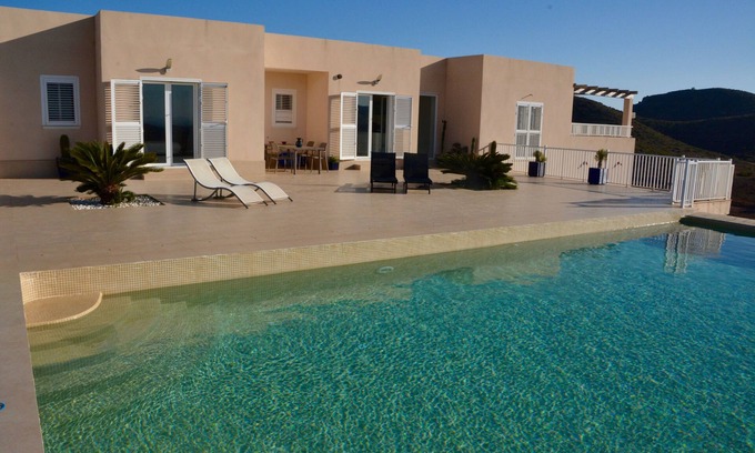 Diputacion de Rincon de San Gines Villa | Exclusive Villa with Private Pool and Ocean Views, Rated 9.2