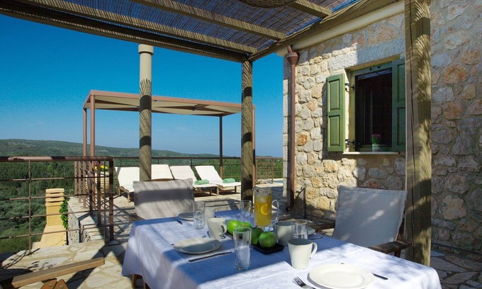 Kavallos Villa | Sea View Villas at Myrtia: Guest Rated 10/10 with Pool