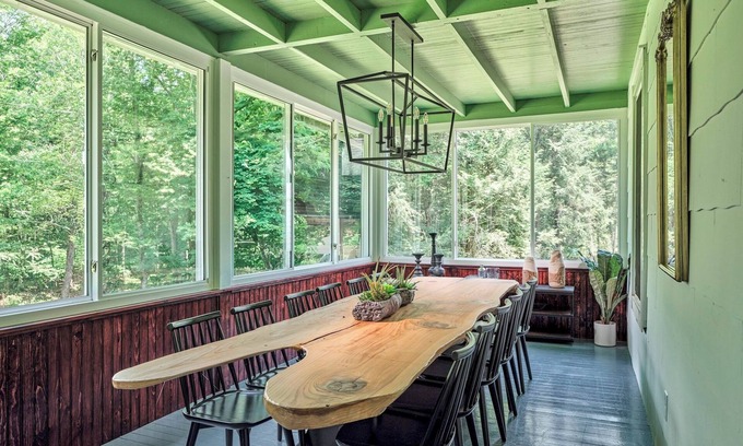 Cresco House | Exquisite Restored Farm Cabin with Pool and Spa Amenities