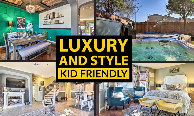 Buda House | ❤ Luxury 2,800 Sq Ft Home ★ Fast Wifi ★ Hot Tub ❤