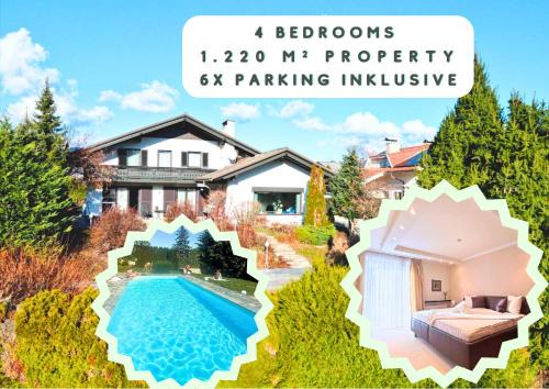 Velden am Worther See Villa | Luxury 4BR Villa Velden Pool Grill