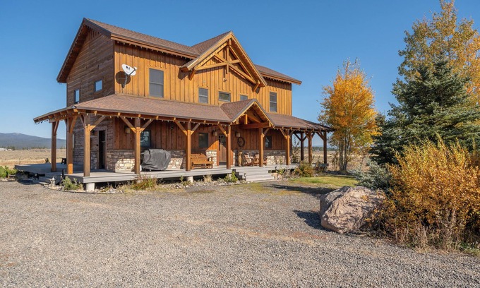 Island Park Cabin | Scenic Cabin with Mountain Views, Pool & Spa Near Yellowstone