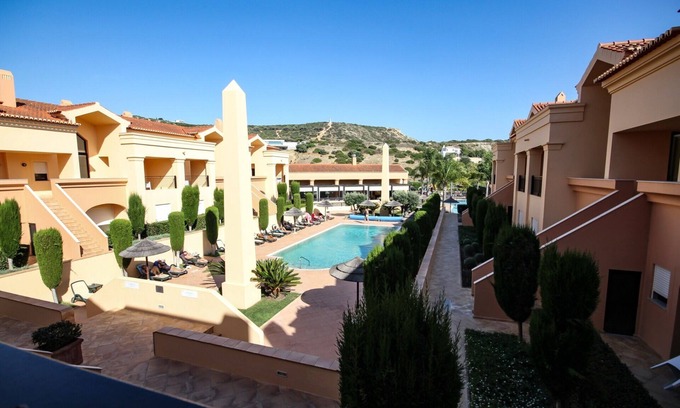 Praia da Luz Apartment | Elegant T1 Pool View Apartment at Praia da Luz - 10/10 Rating