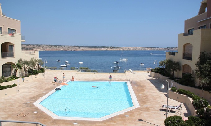 Mellieħa Heights Apartment | Elegant Apartment with Pool and Breathtaking Sea Views