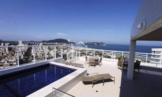 Guaruja Apartment | Elegant Apartment with Oceanfront Views in Guarujá