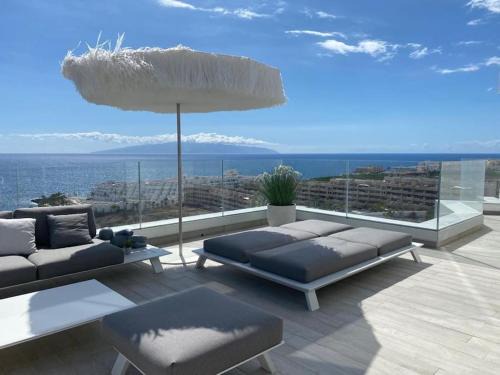 Costa Adeje Apartment | Elegant Oceanfront Apartment with Heated Pool & Terrace