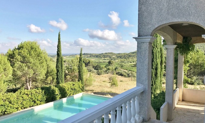 Montouliers Villa | Elegant Villa with Panoramic Views and Private Pool