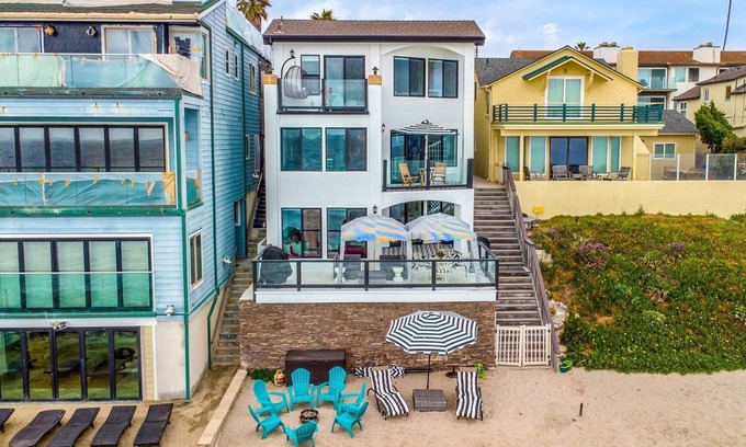 Oceanside House | Beachfront Retreat: Spacious Property with Pool & Ocean Views
