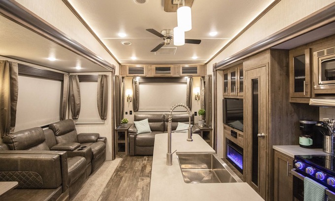 Nipomo House | Luxury Beachfront 42 ft. Home on Wheels with Bunk Room & Loft