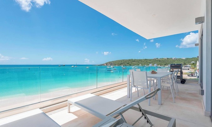 Sandy Ground Apartment | Luxury Beachfront Enclave Unit 2
